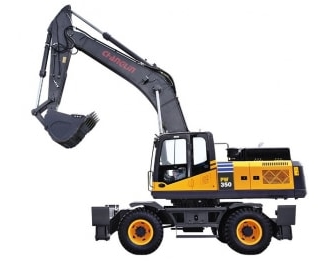 MÁY ĐÀO BÁNH LỐP KOMATSU CHANGLIN R350WVSpro - MÁY THI CÔNG TOÀN PHÁT 